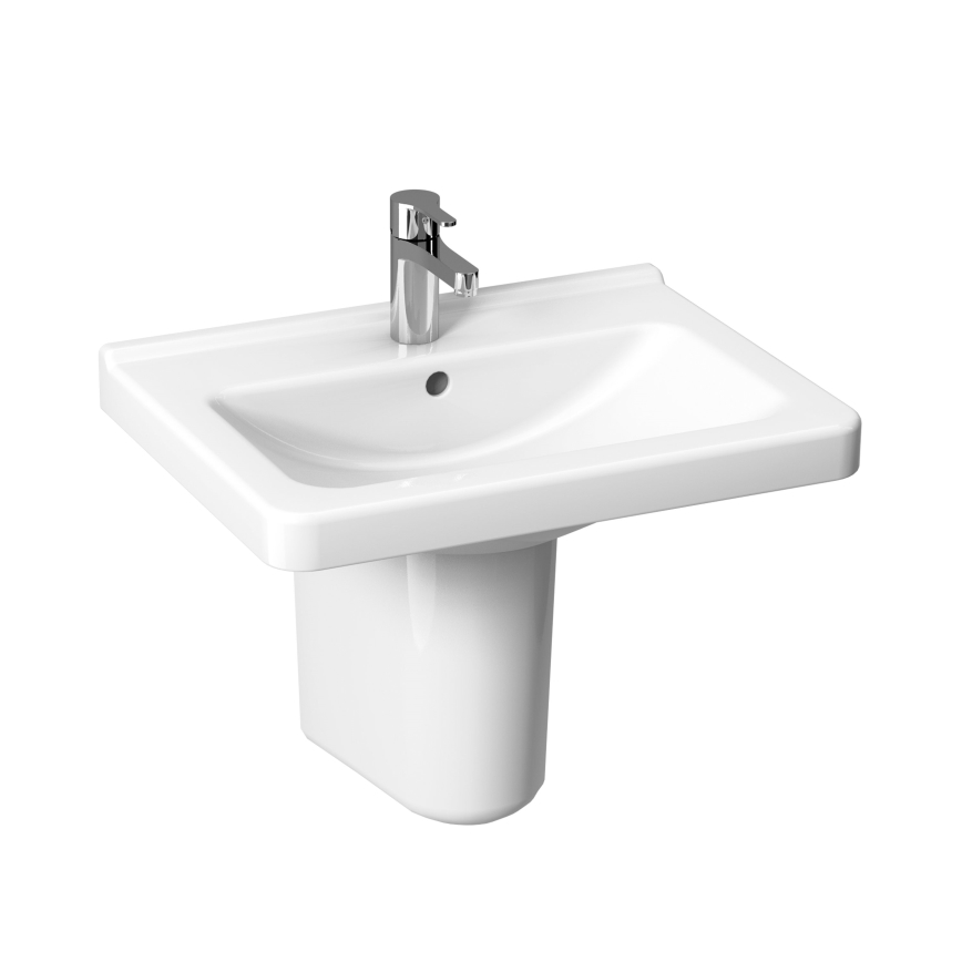 JIKA H8104230001041 -  Lavabo sospeso CUBITO 60x45 cm ceramiche/bianco