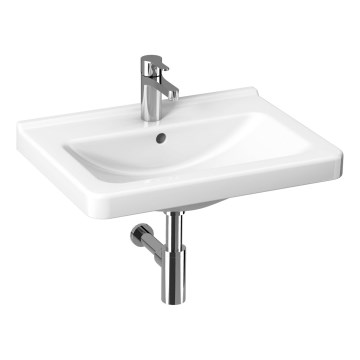JIKA H8104240001041 -  Lavabo sospeso CUBITO 65x48,5 cm ceramiche/bianco
