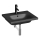 JIKA H8127127161041 -  Lavabo sospeso  MIO 55x45 cm ceramiche/opaco nero