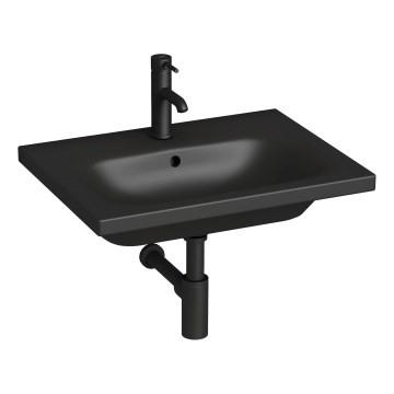 JIKA H8127137161041 -  Lavabo sospeso  MIO 60x45 cm ceramiche/opaco nero