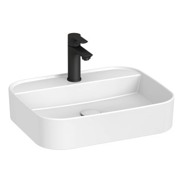 JIKA H8183620001111 - Lavandino da appoggio ASTRA 50x40 cm ceramiche/bianco