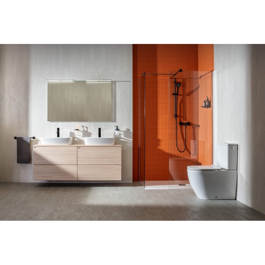 JIKA H8183827571041 - Lavandino da appoggio LYRA 55x40 cm ceramiche/bianco opaco