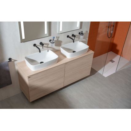 JIKA H8183827571041 - Lavandino da appoggio LYRA 55x40 cm ceramiche/bianco opaco