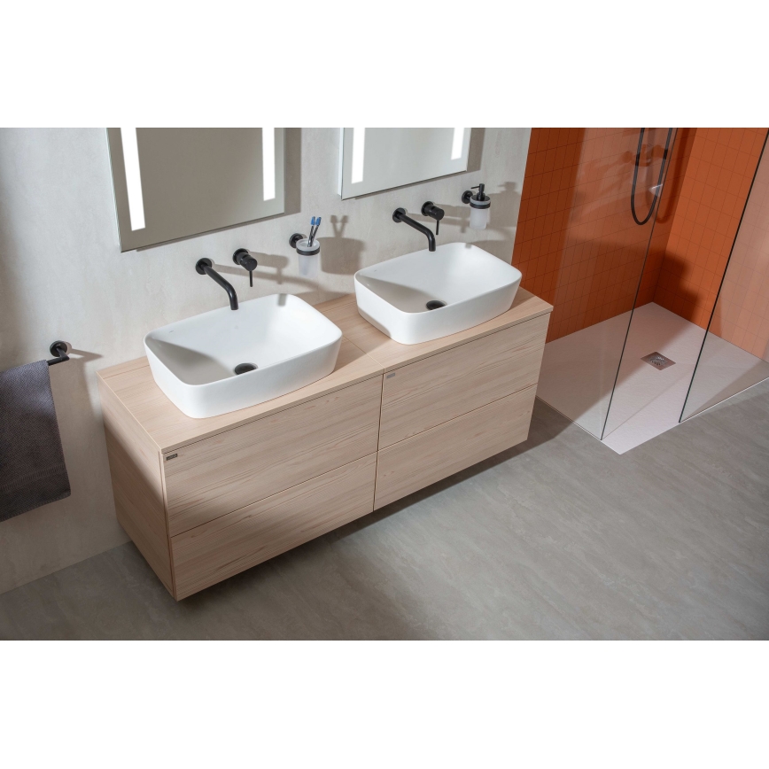 JIKA H8183827571041 - Lavandino da appoggio LYRA 55x40 cm ceramiche/bianco opaco