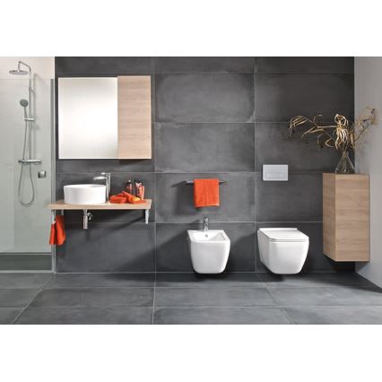 JIKA H8184200001121 - Lavandino da appoggio CUBITO diametro 40 cm ceramiche/bianco
