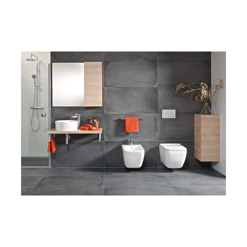 JIKA H8184200001121 - Lavandino da appoggio CUBITO diametro 40 cm ceramiche/bianco