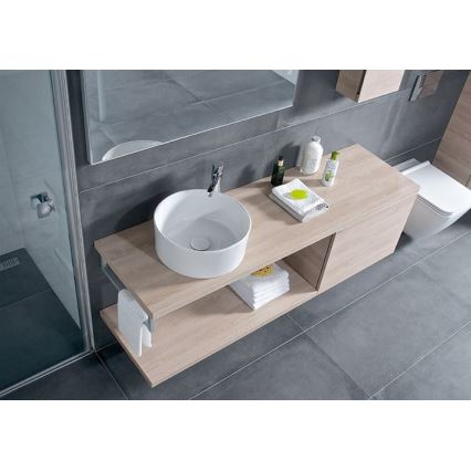 JIKA H8184200001121 - Lavandino da appoggio CUBITO diametro 40 cm ceramiche/bianco