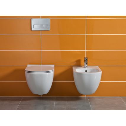 JIKA H8317121003021 - Bidet a parete MIO ceramiche/perlato bianco