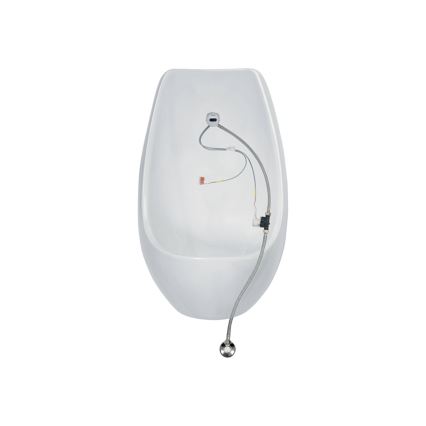 JIKA H8411010004871 - Orinatoio con sensore DOMINO 24V ingresso posteriore, scarico posteriore ceramiche/bianco