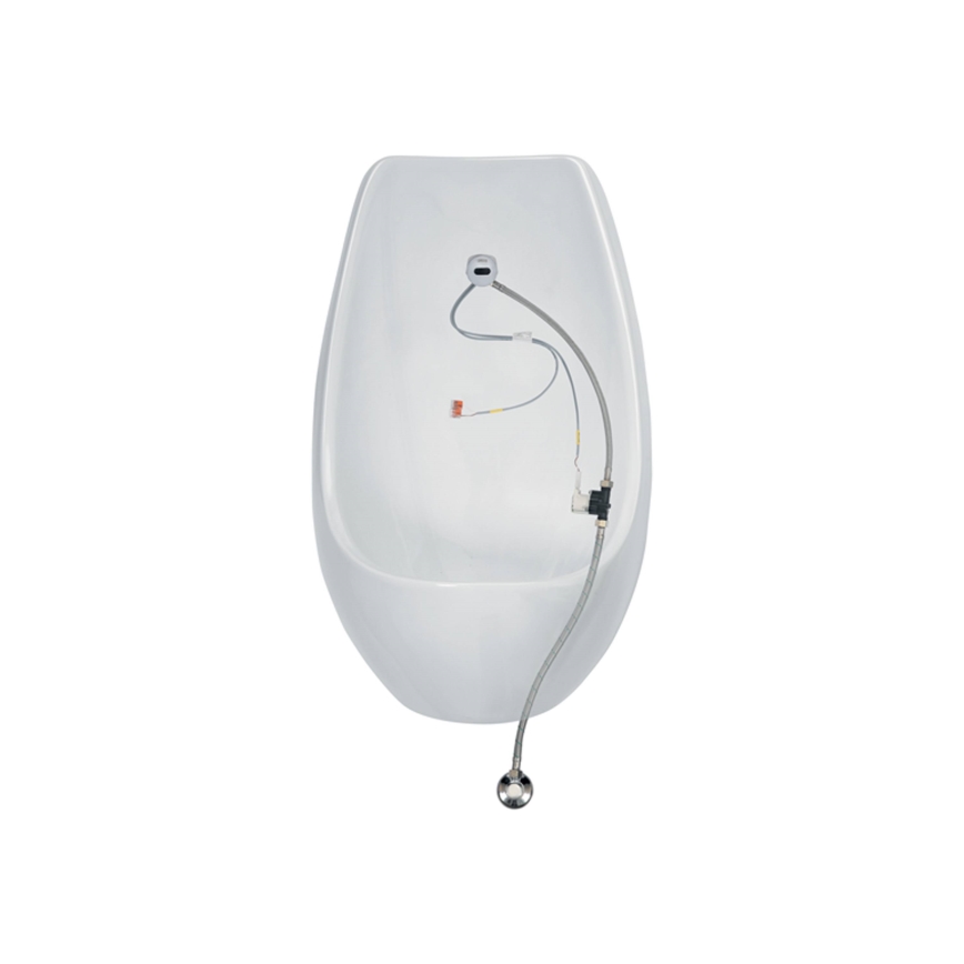 JIKA H8411010004871 - Orinatoio con sensore DOMINO 24V ingresso posteriore, scarico posteriore ceramiche/bianco