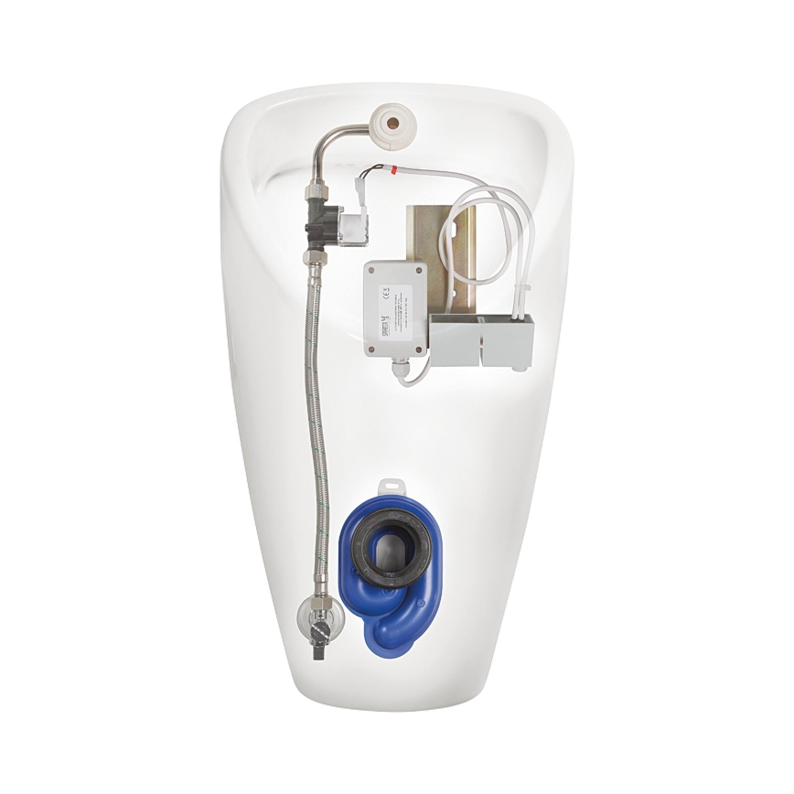 JIKA H8430700004901 - Orinatoio con sensore GOLEM 230V ingresso interno, scarico posteriore ceramiche/bianco