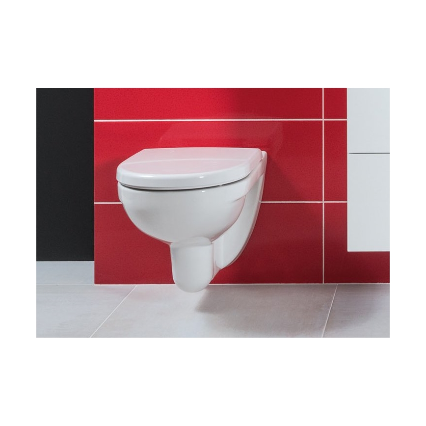 JIKA H8663850000001- Hänge-WC LYRA Keramik/weiß + WC-Sitz LYRA Duroplast/weiß