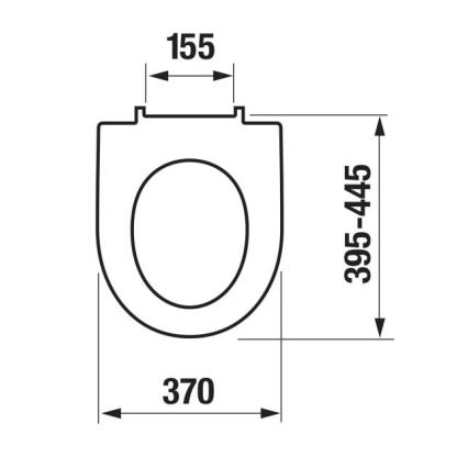 JIKA H8903850000631 - Sedile del water SoftClose LYRA duroplast/bianco