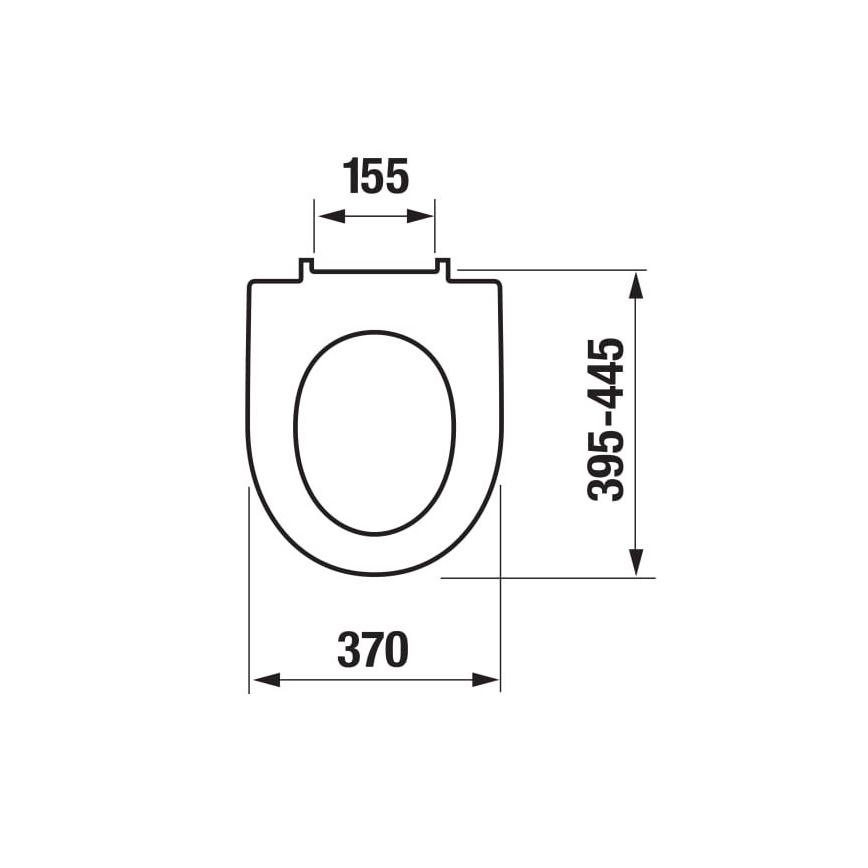JIKA H8903850000631 - Sedile del water SoftClose LYRA duroplast/bianco