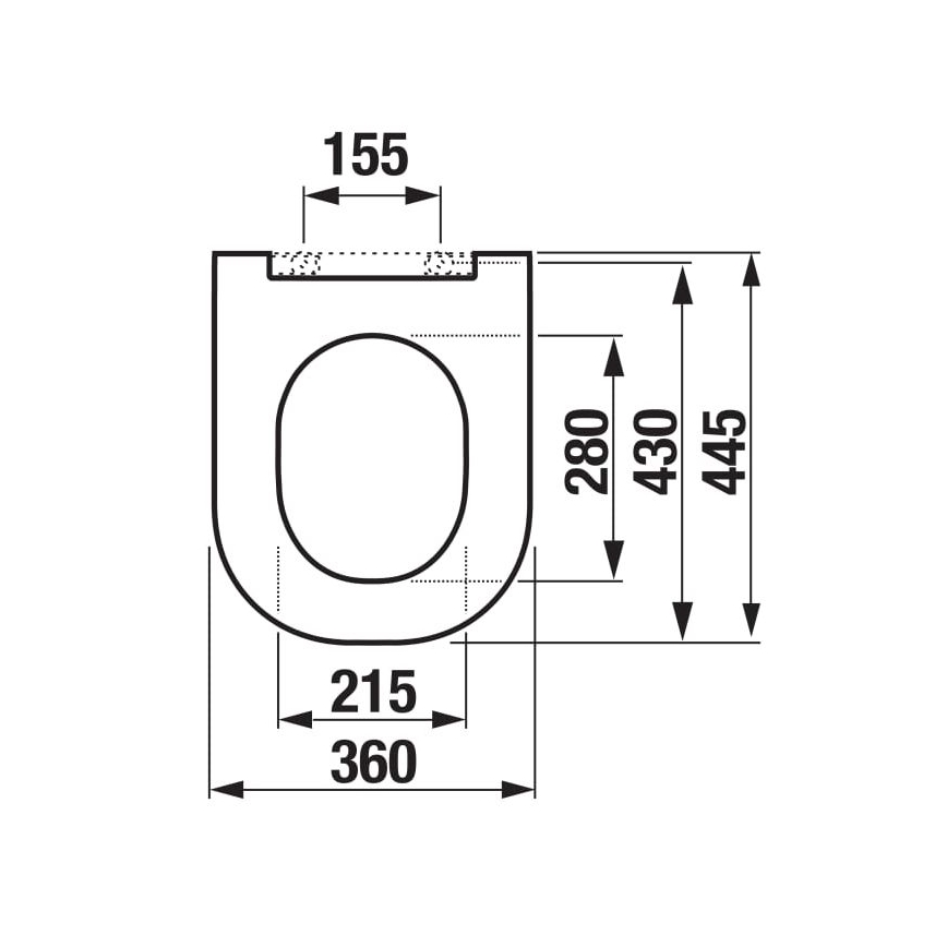 JIKA H8917150000631 - WC-Sitz MIO Duroplast/Weiß