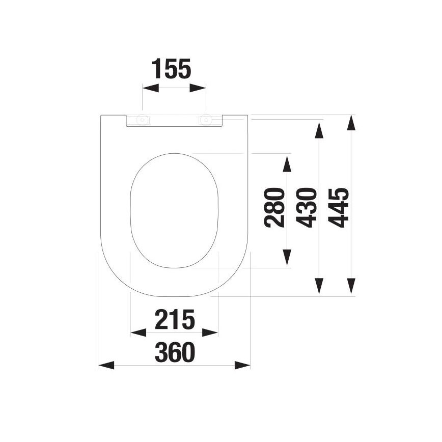 JIKA H8917167160631 - Toilettensitz SoftClose MIO duroplast/matt schwarz