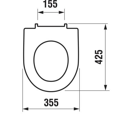 JIKA H8933843000631 - WC-Sitz LYRA Duroplast/weiß