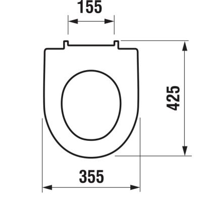 JIKA H8933853000001 - Sedile WC SoftClose LYRA in duroplastica, bianco