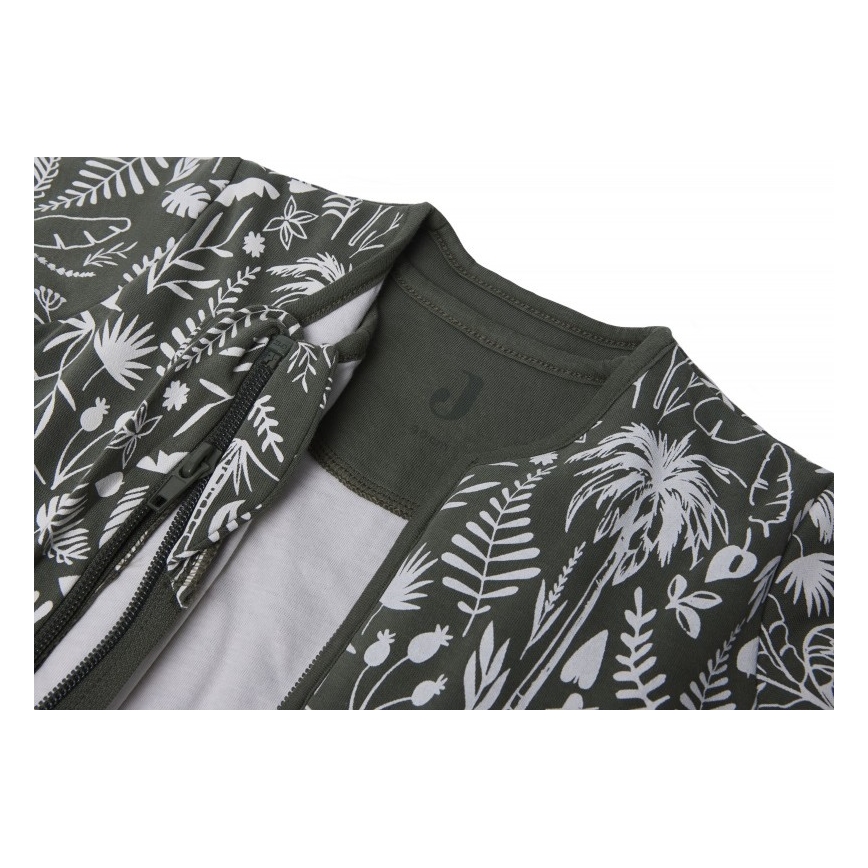 Jollein - Schlafsack 2-in-1 6-18 Monate 3 TOG Botanisch Blattgrün