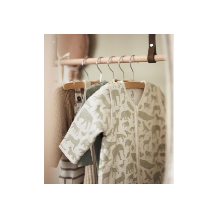 Jollein - Schlafsack 2-in-1 6-18 Monate 3 TOG Tiere Nougat