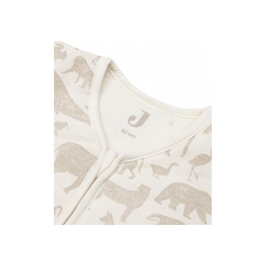 Jollein - Schlafsack 2-in-1 6-18 Monate 3 TOG Tiere Nougat