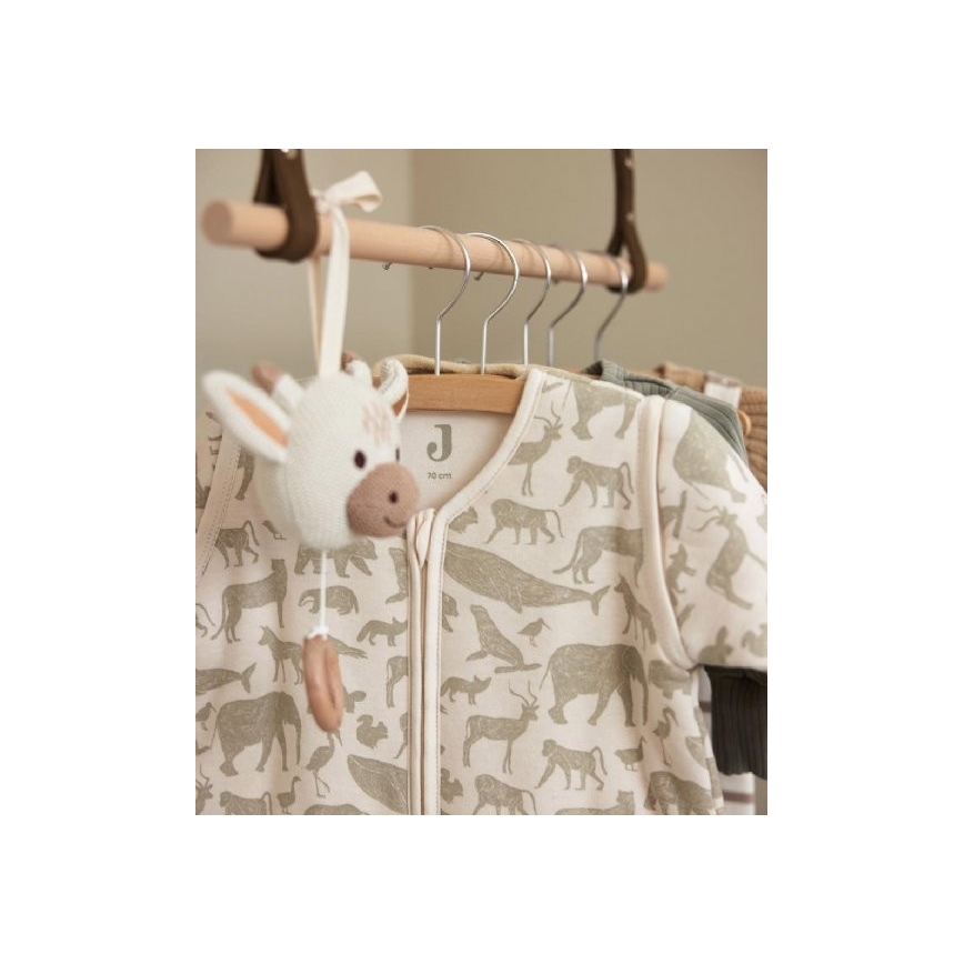 Jollein - Schlafsack 2-in-1 6-18 Monate 3 TOG Tiere Olivgrün