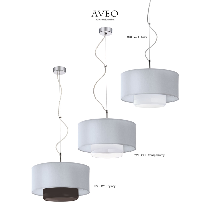 Jupiter - 1122 - Lampada a sospensione AVEO 1xE27/80W/230V