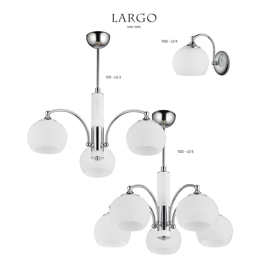 Jupiter 1132 - LO5 - Suspension LARGO 5xE27/60W/230V