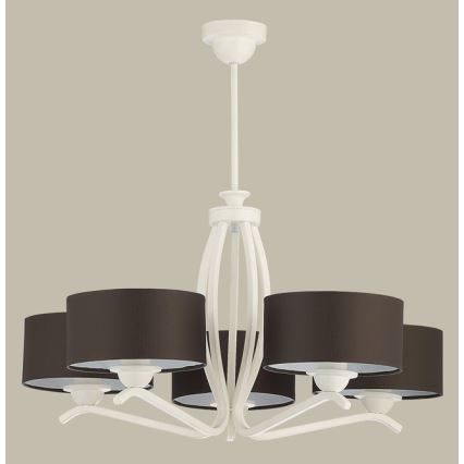 Jupiter 1192 - Lampada a sospensione KASZMIR 5xE27/60W/230V