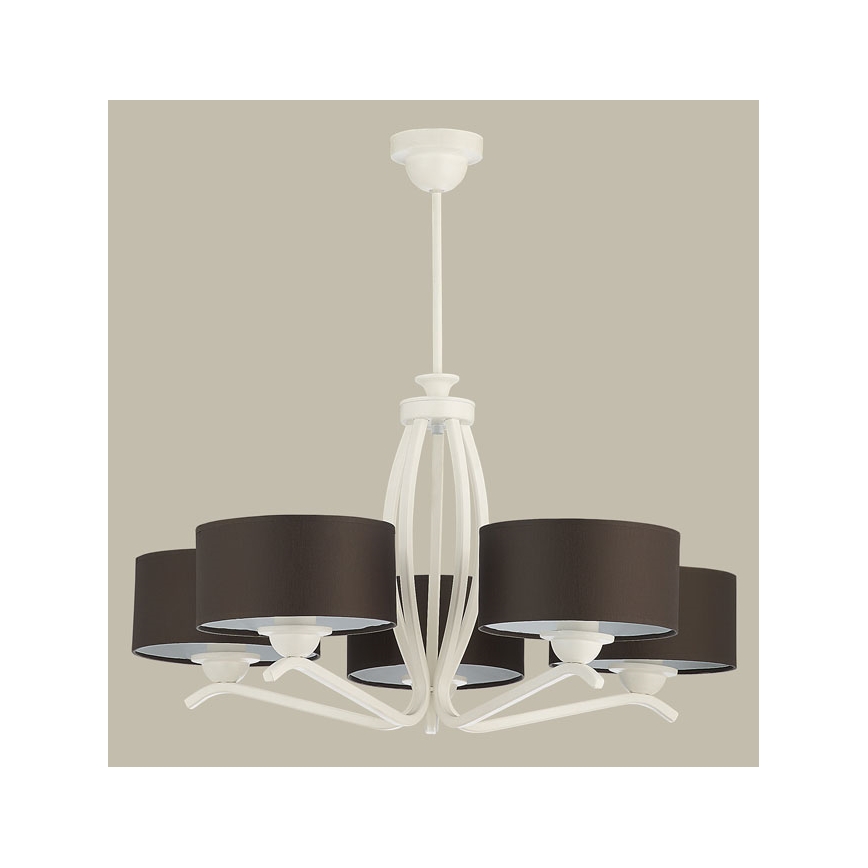Jupiter 1192 - Lampada a sospensione KASZMIR 5xE27/60W/230V