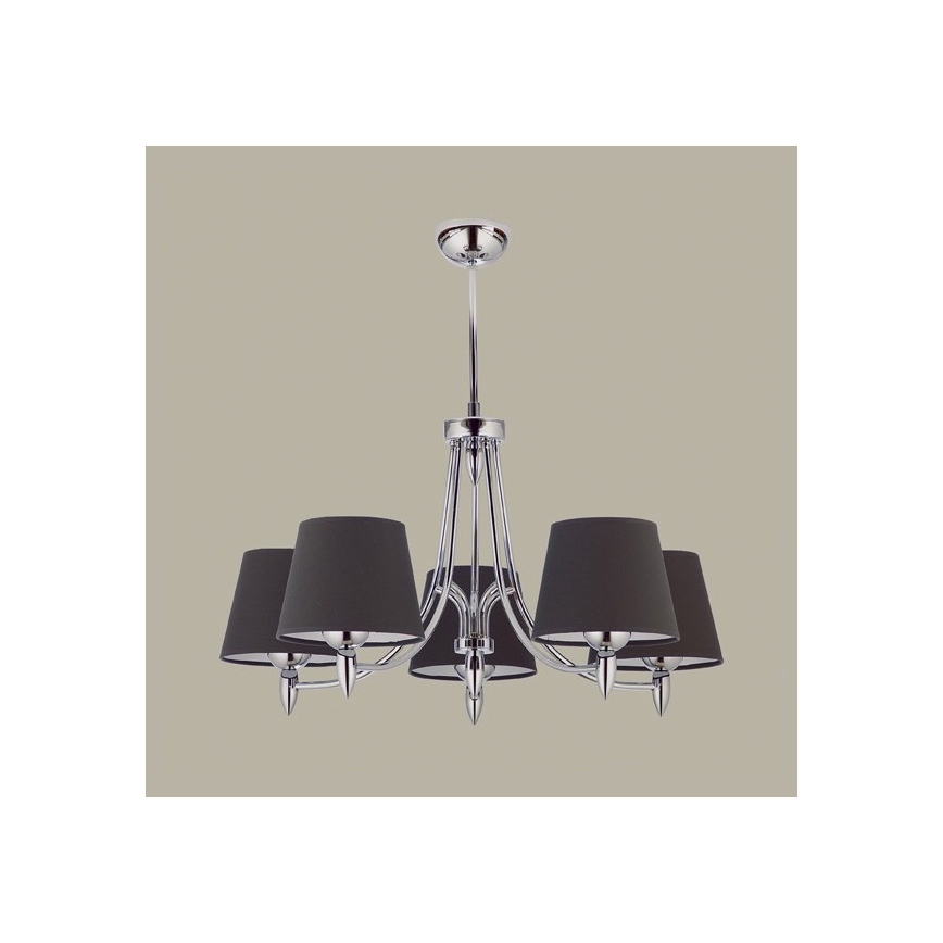 Jupiter 1255 - GX 5 - Lampadario a sospensione con supporto rigido GALAXY 5xE27/60W/230V