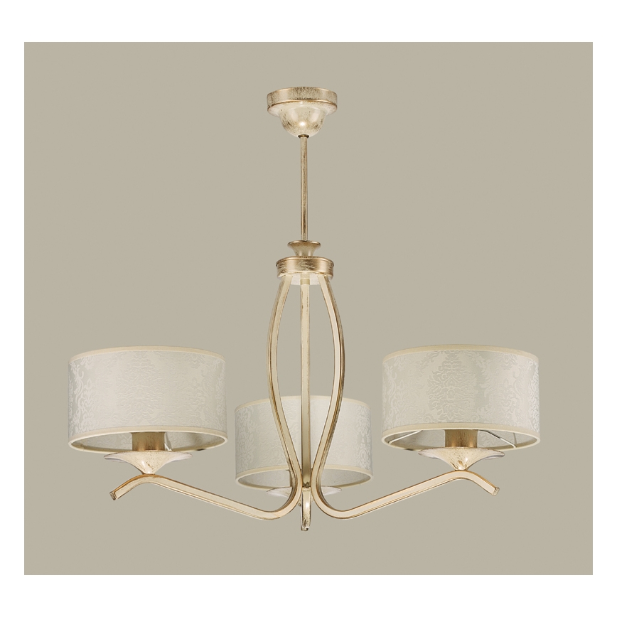 JUPITER 1274-KS3E - Lampadario KASZMIR 3xE27/60W