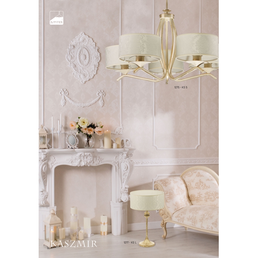 JUPITER 1275-KS5E - Lampadario KASZMIR 5xE27/60W