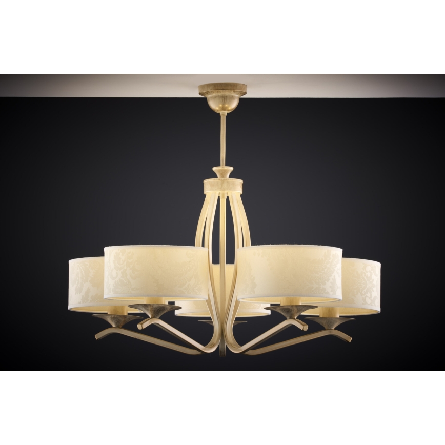 JUPITER 1275-KS5E - Lampadario su asta KASZMIR 5xE27/60W