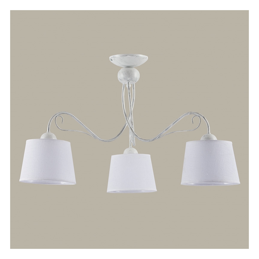 Jupiter 1349 - KM 3 PB - Lampada da soffitto KAMELIA 3xE27/60W/230V