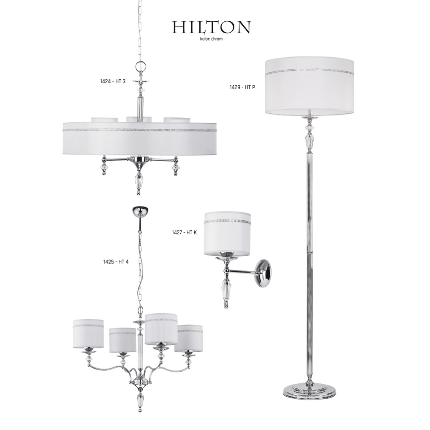 Jupiter 1427 - Applique HILTON 1xE27/60W/230V