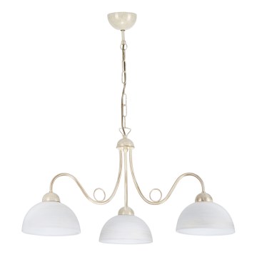 Jupiter 1486 - Lampadario a sospensione con catena SAGA 3xE27/60W/230V
