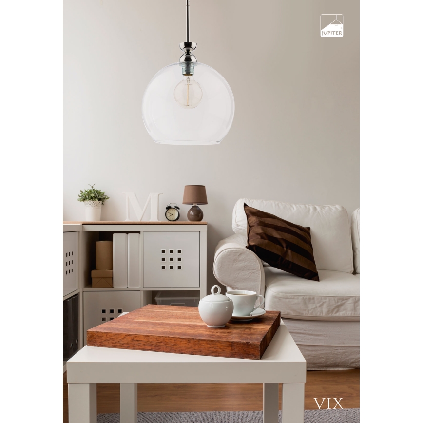 Jupiter 1577 - VIX TR - Decken-Hängeleuchte VIX E27/60W