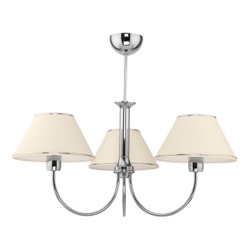 Jupiter 1579 - BG 3 CH - Lampadario a sospensione con supporto rigido BEGAMO 3xE27/60W