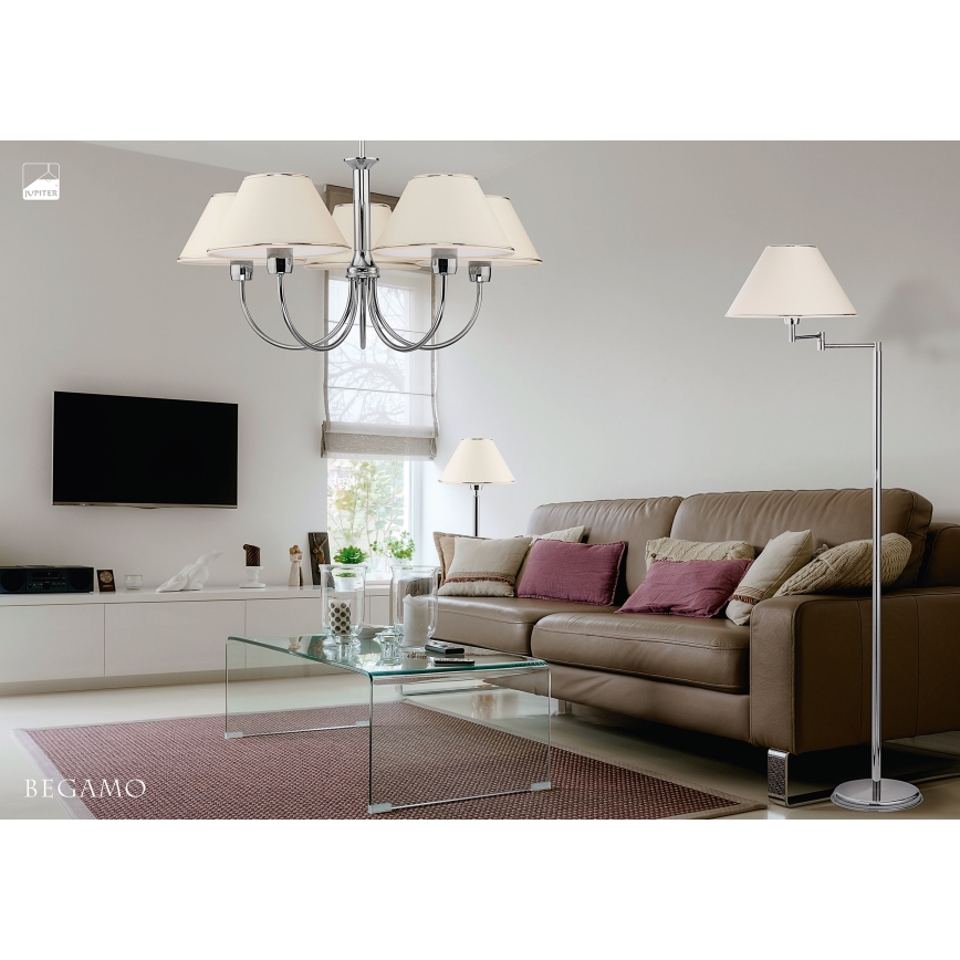 Jupiter 1580 - BG 5 CH - Kronleuchter BEGAMO 5xE27/60W