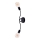 Jupiter 1672 - Applique LUCE 2xE27/60W/230V nero