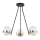 Jupiter 1709 - Lampadario a sospensione con supporto rigido ELFA 3xE14/40W/230V ottone