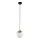 Jupiter 1718 - Lampadario a sospensione con filo SANTA 1xE14/40W/230V ottone