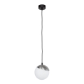 Jupiter 1722 - Lampadario a sospensione con filo SANTA 1xE14/40W/230V cromo opaco