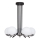 Jupiter 1724 - Suspension-barre SANTA 5xE14/40W/230V chrome brillant