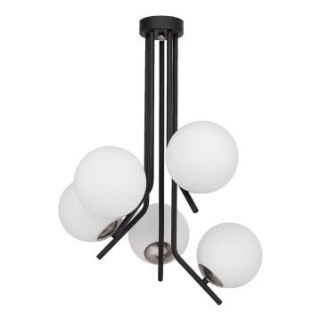 Jupiter 1737 - Lampadario a sospensione con supporto rigido TIM 5xE14/40W/230V cromo lucido
