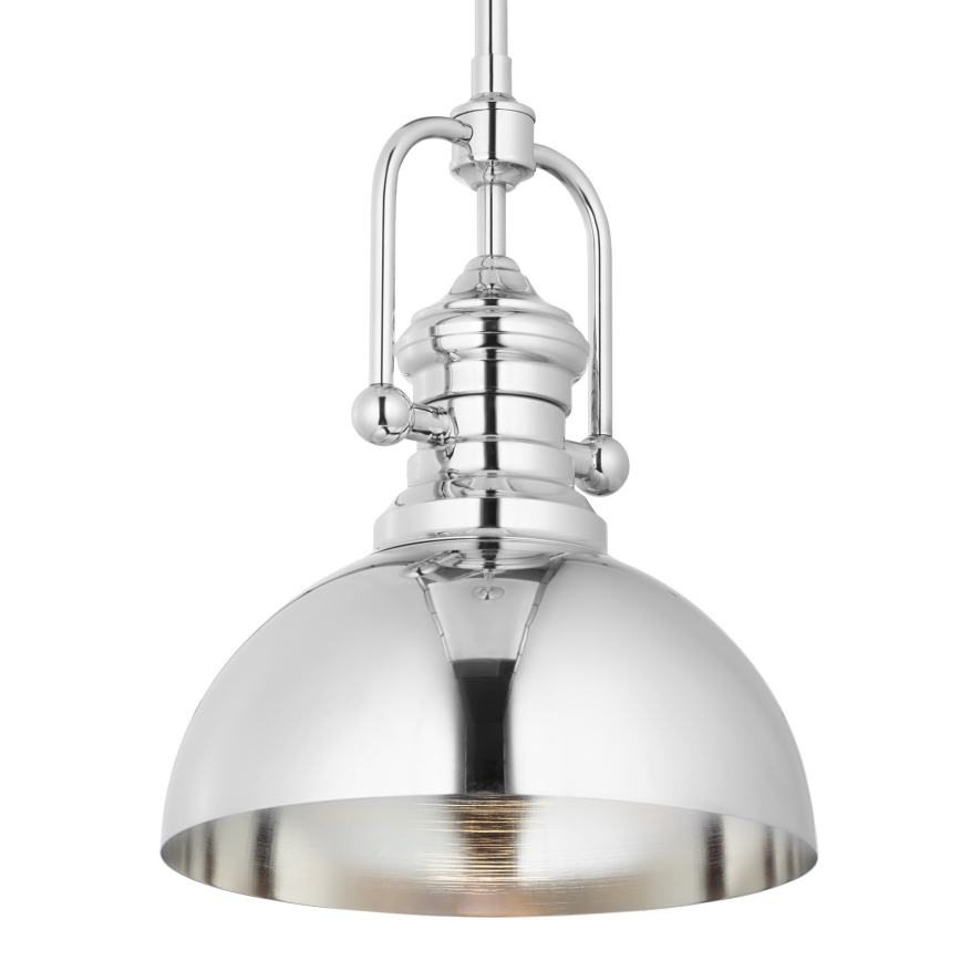Jupiter 1786 - PT 1  - Suspension avec tige PLATINO 1xE27/60W/230V argent