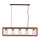 Jupiter 1804 - MC5 - Lampadario a sospensione con catena MACARI 5xE27/60W/230V rame