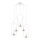 Jupiter 1815 - PI5 E14 - Lampadario a sospensione con filo PONTI 5xE14/40W/230V bianco