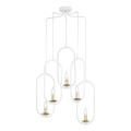 Jupiter 1815 - PI5 E14 - Suspension avec fil PONTI 5xE14/40W/230V blanc